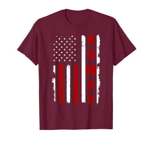 Cool American Flag, Father's day Shirt for Bampy T-Shirt