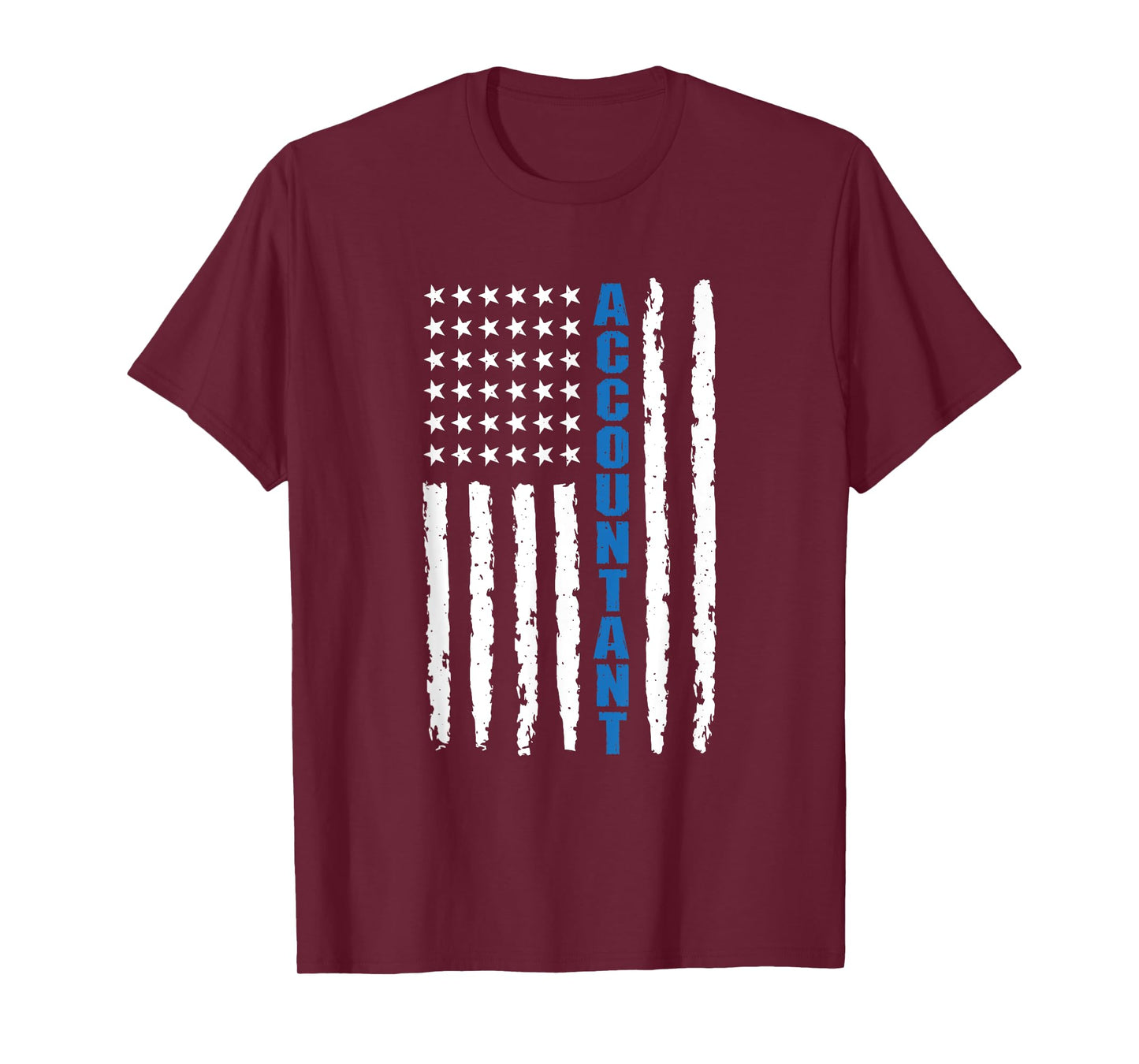 Accounting American Flag Vintage Accountant T-Shirt