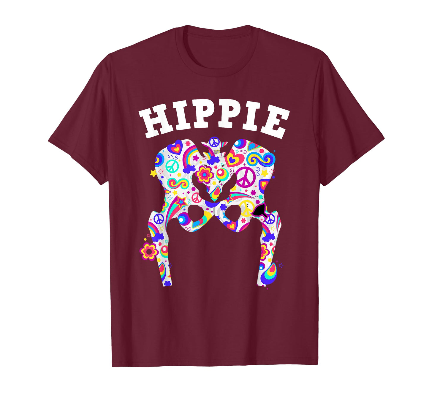 Cool Hip Replacement For Men Women After Hip Surgery Hippie T-Shirt