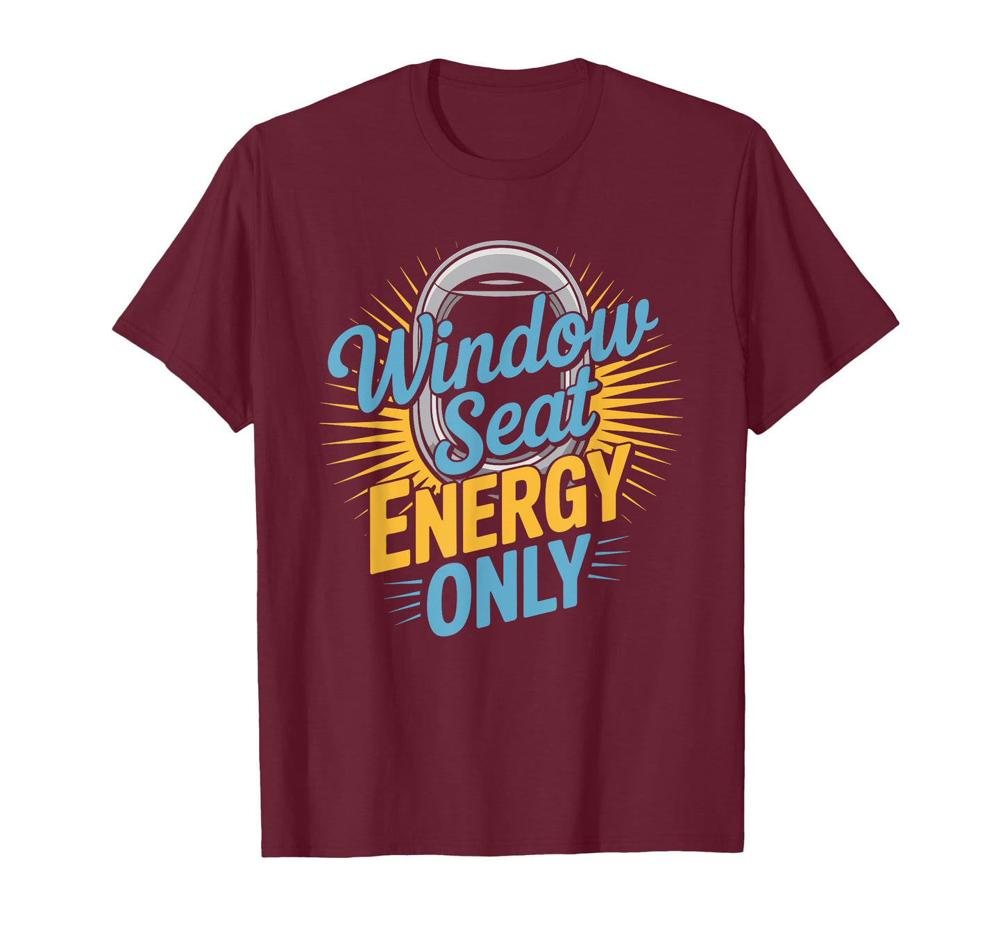 Window Seat Loyalist Airplane View Travel Sky Watcher Jet T-Shirt
