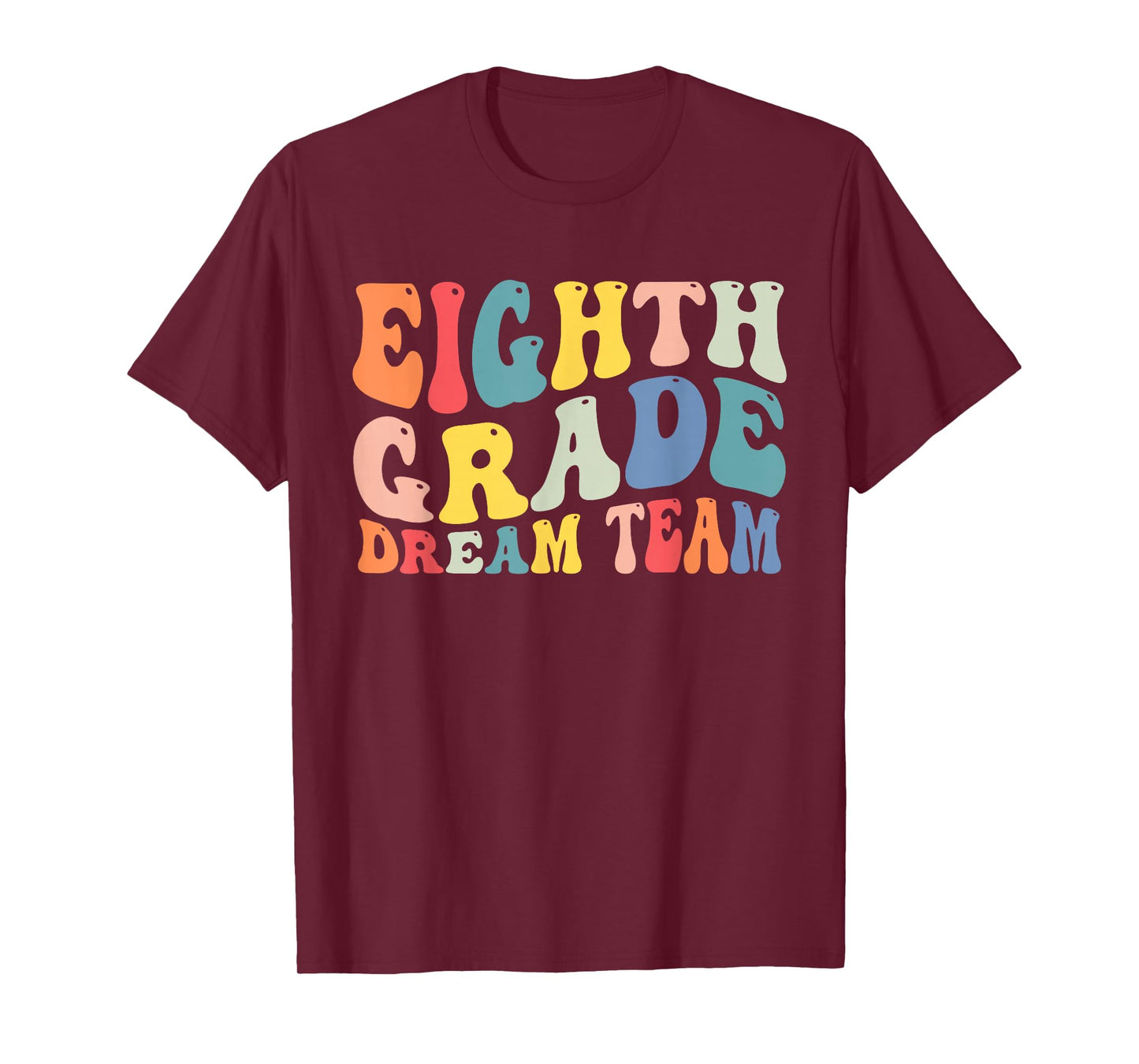 8th Grade Dream Team Teachers Boys Kids Retro Back To School T-Shirt