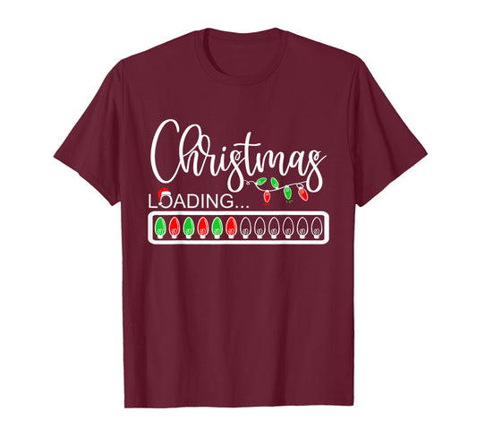 Christmas Break Loading Funny Xmas Holiday Teachers Women T-Shirt