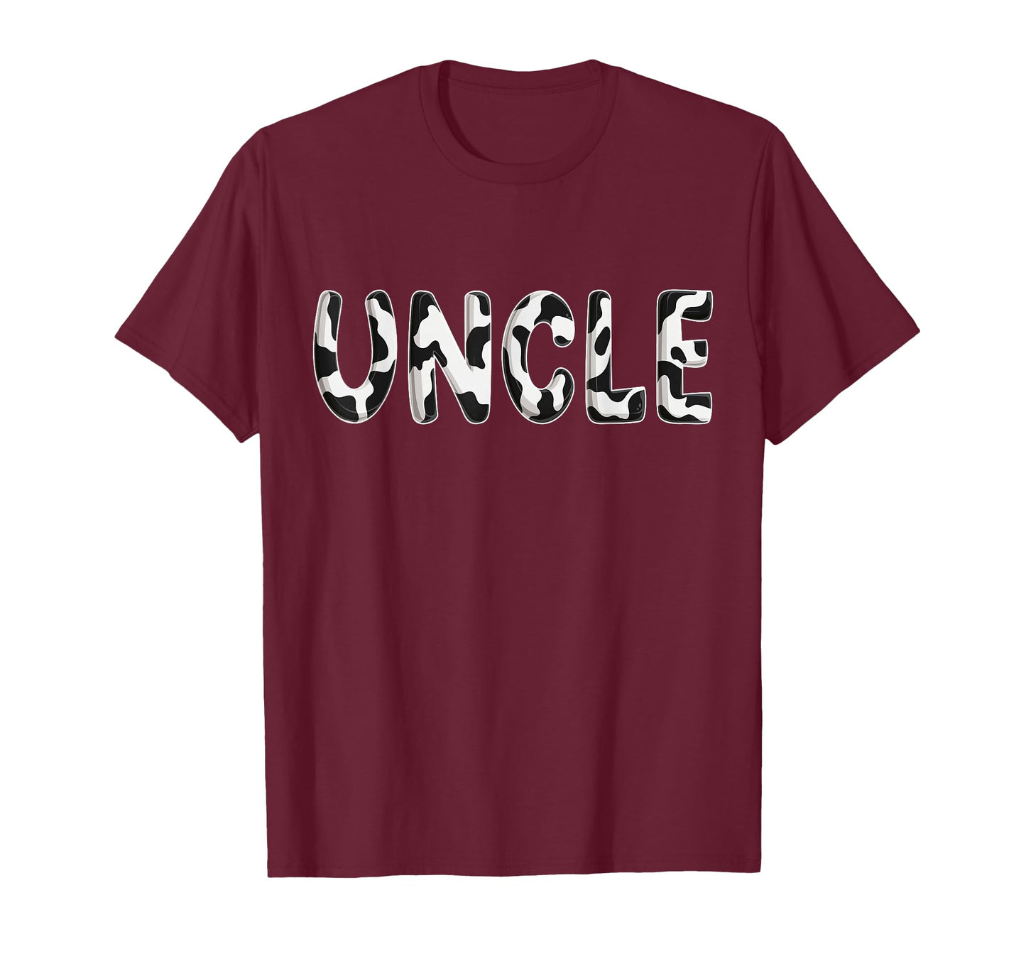 Cow Uncle Birthday Family Matching Fathers Day Boy Girl Men T-Shirt