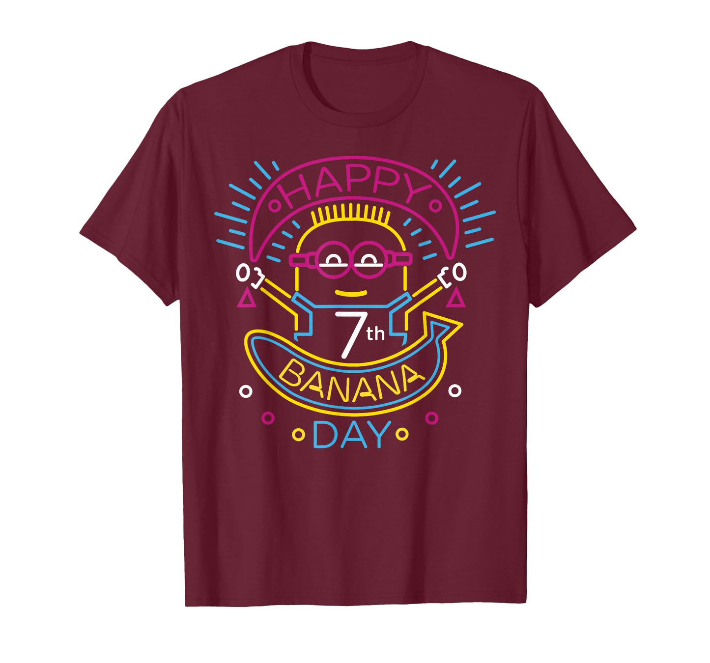 Despicable Me Minions Happy 7th Banana Day T-Shirt