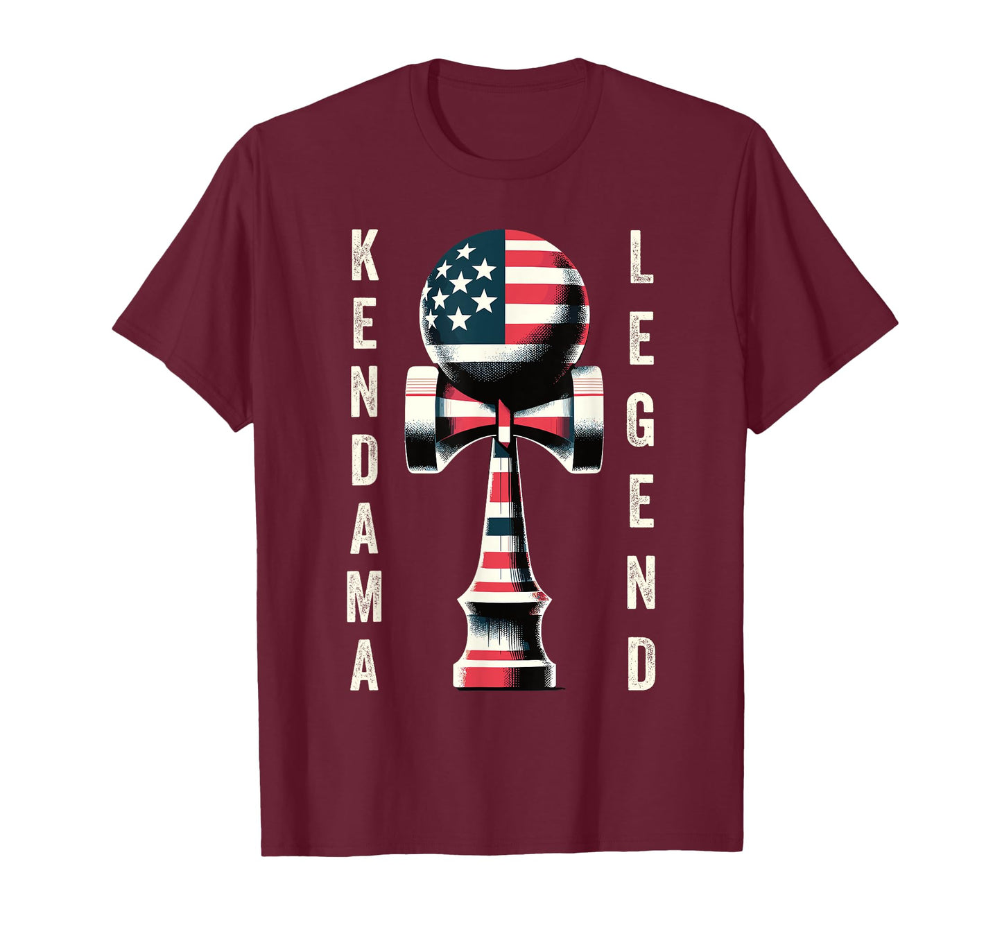 Kendama Legend American Flag Kendama Player T-Shirt