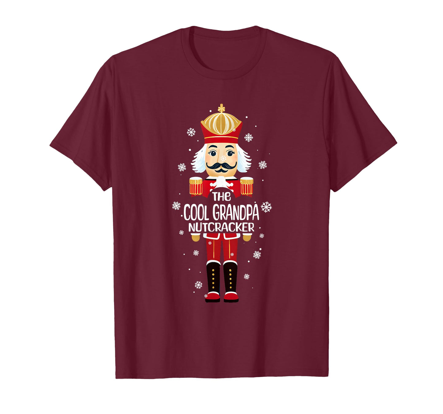 Cool Grandpa Nutcracker Christmas Family Matching Pajama T-Shirt