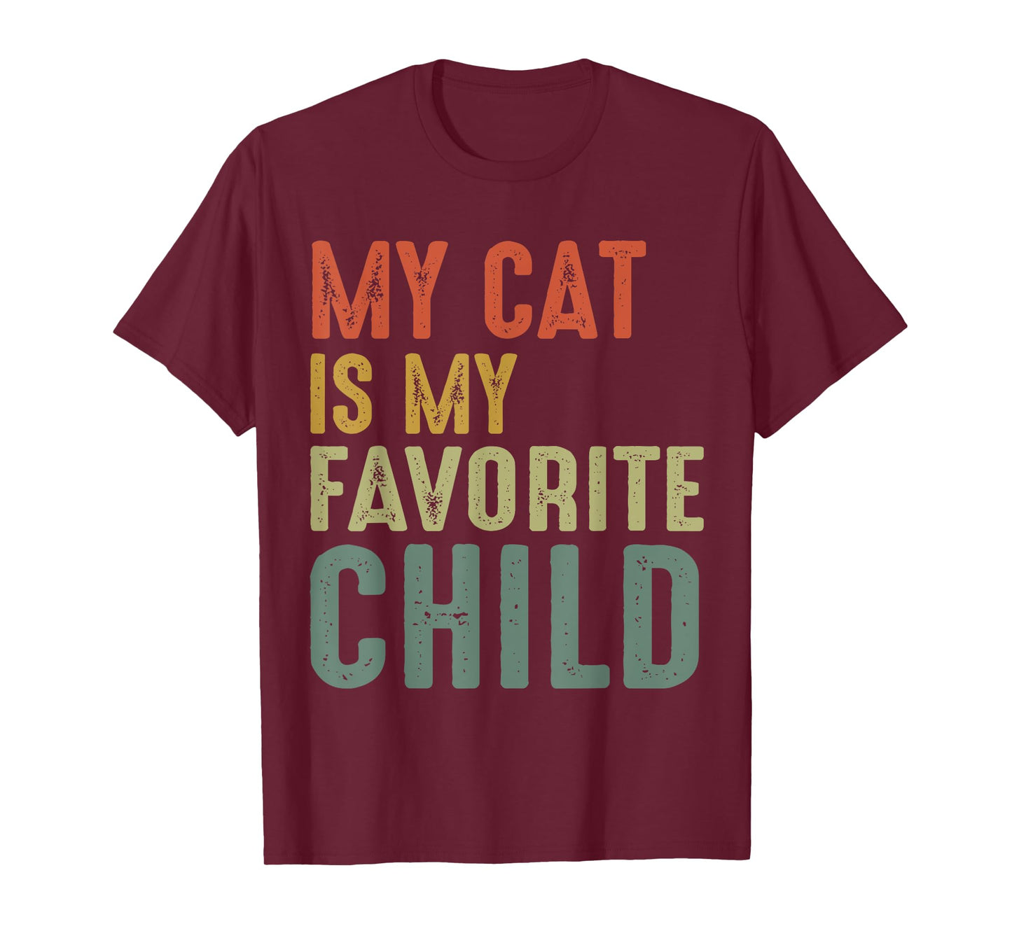 Vintage My Cat Is My Favorite Child T-Shirt