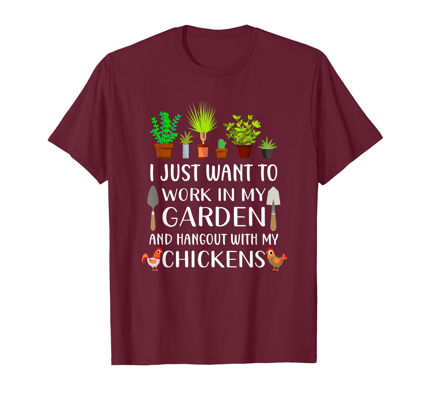 Chicken lover funny gardening shirt for men women, Gardener T-Shirt