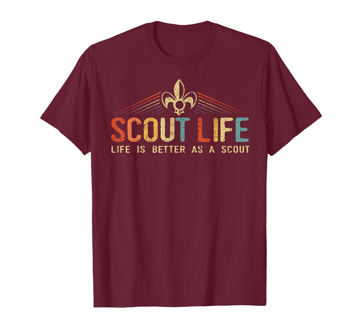 Scout Life and Life is Better As A Scout Vintage Gift T-Shirt