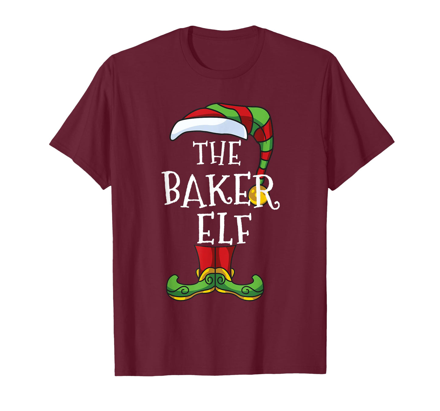 Baker Elf Family Matching Christmas Funny Baking T-Shirt
