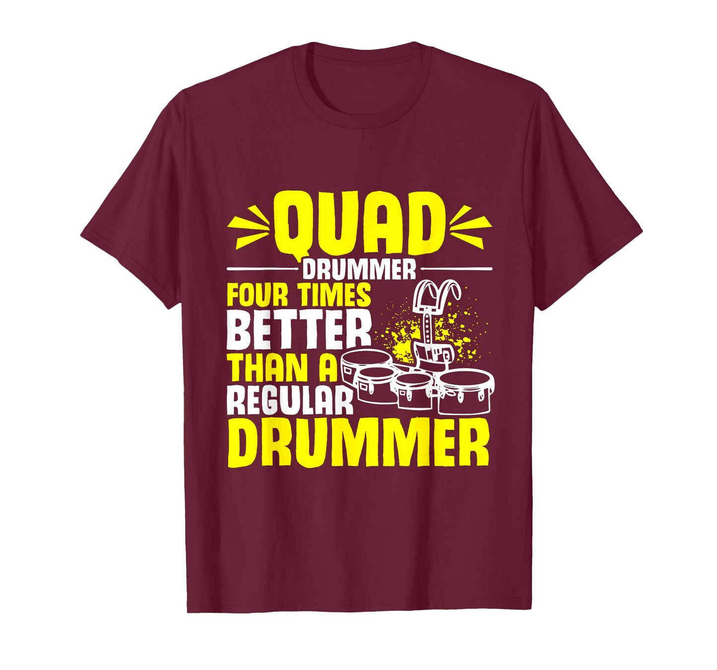 Marching Band | Quad Drum | Funny Tenor Drummer T-Shirt