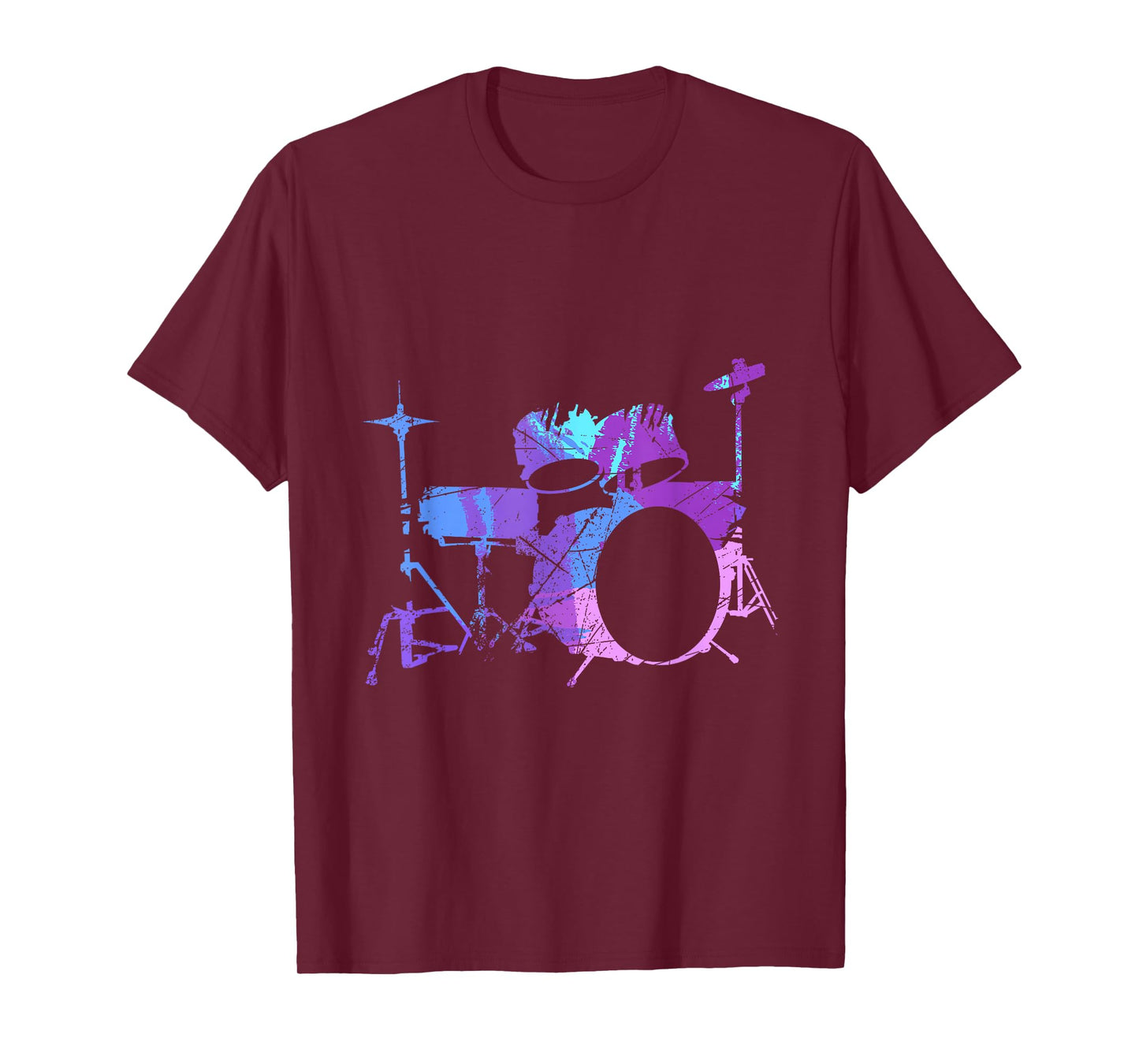 Cool Drum Kit Percussion Vintage Retro Drummer Costume T-Shirt