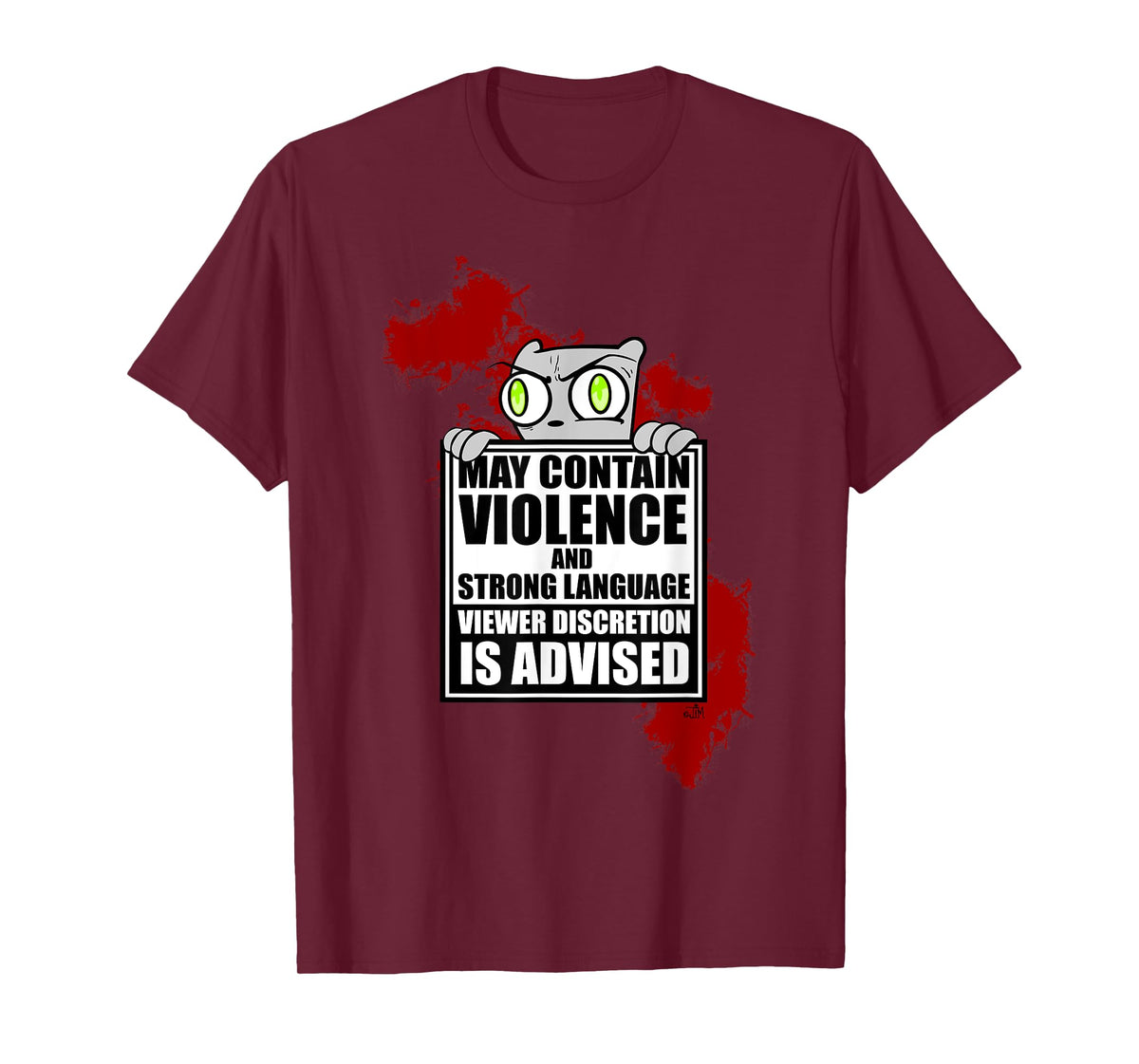 May Contain Violence Foamy The Squirrel T-Shirt