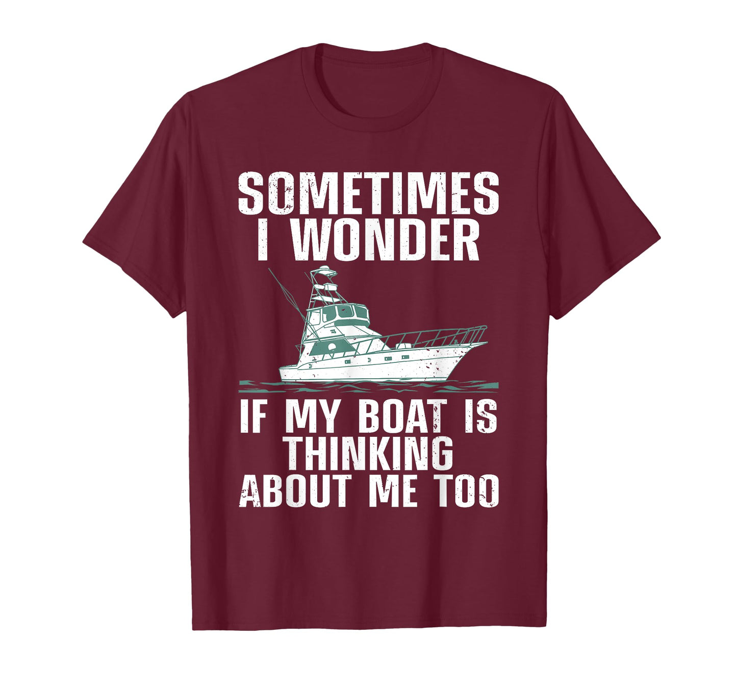 Cute Boating Art For Men Women Boat Captain Sailboat Owners T-Shirt
