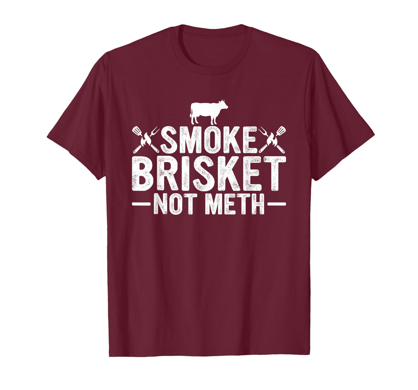 Cool Smoke Brisket Not Meth Funny Grilling Gift Men Women T-Shirt