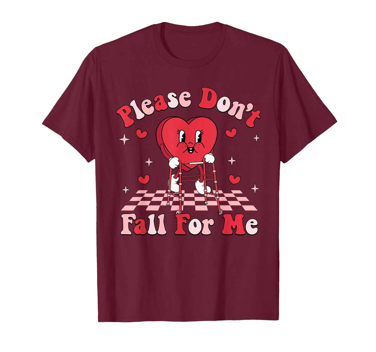 Cute Funny Please Don't Fall For Me PT Physical Therapists T-Shirt
