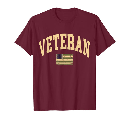 Veteran Veterans Day USA United States America American Flag T-Shirt