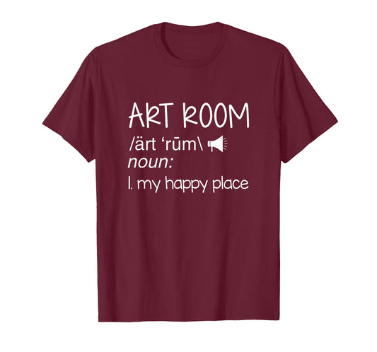 Art Room Definition Art Teacher Artist Painting Art Lover T-Shirt