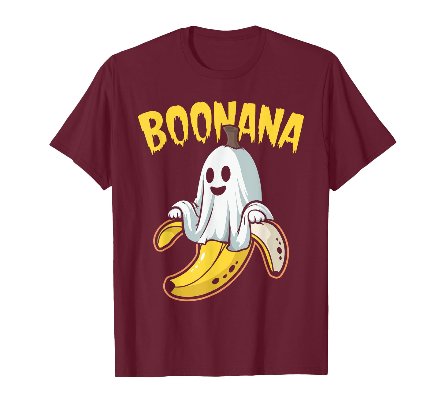 Boonana Cute Ghost Banana Halloween T-Shirt