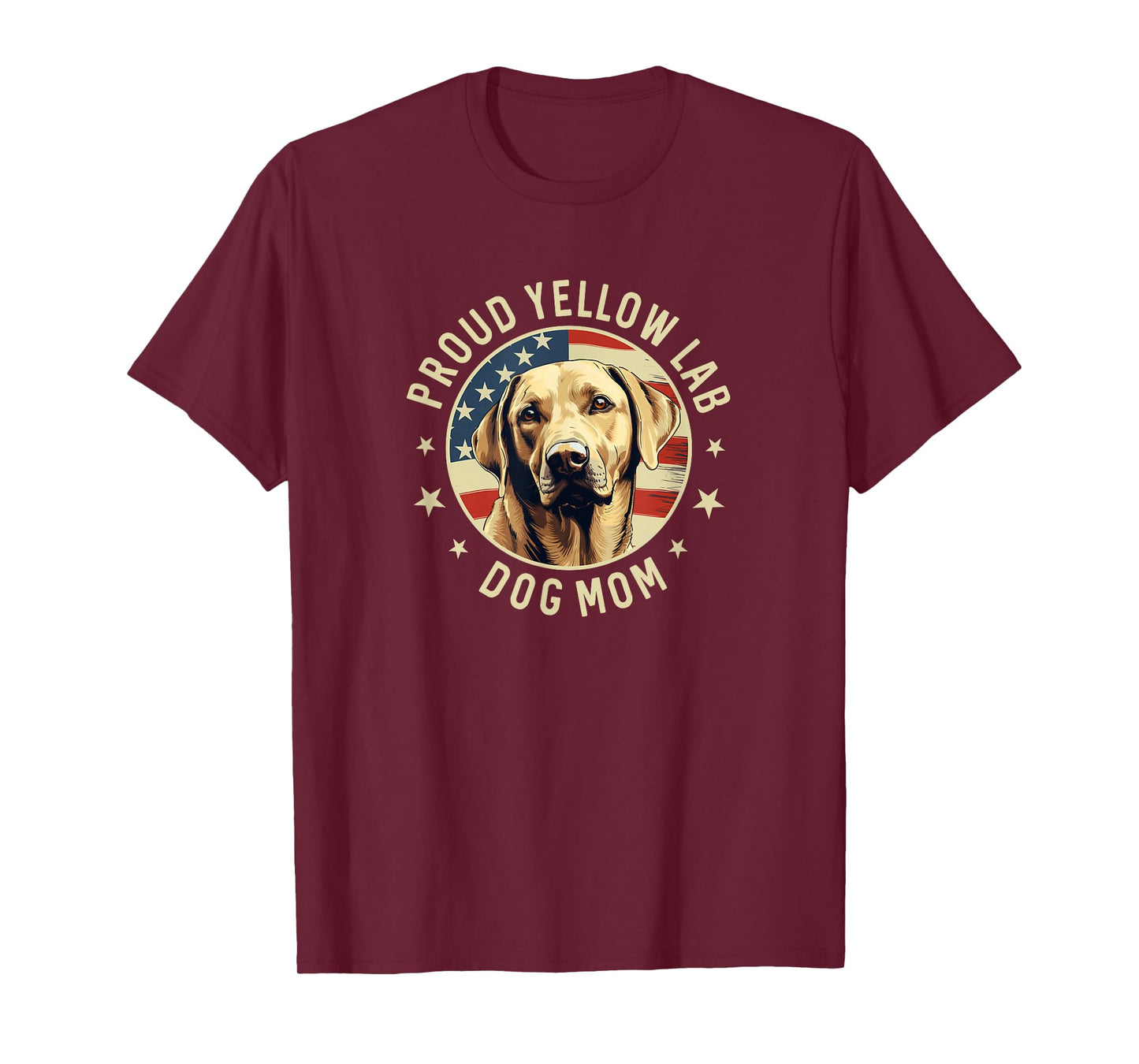 Yellow Lab Gifts,Proud Yellow Labrador Retriever Dog Lab Mom T-Shirt