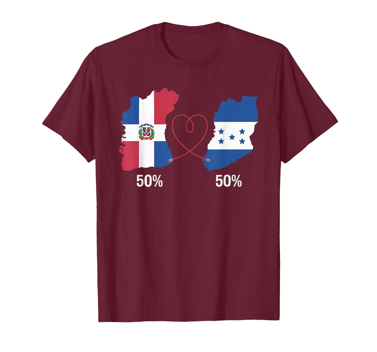 Half Dominican Half Honduran Dominican Republic Honduras T-Shirt