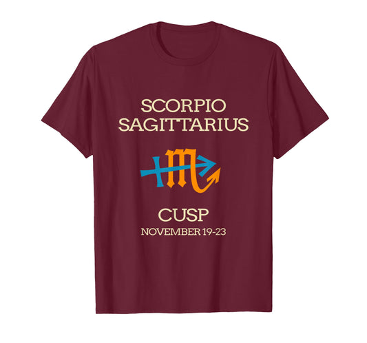 Scorpio Sagittarius Cusp Zodiac Horoscope T-Shirt