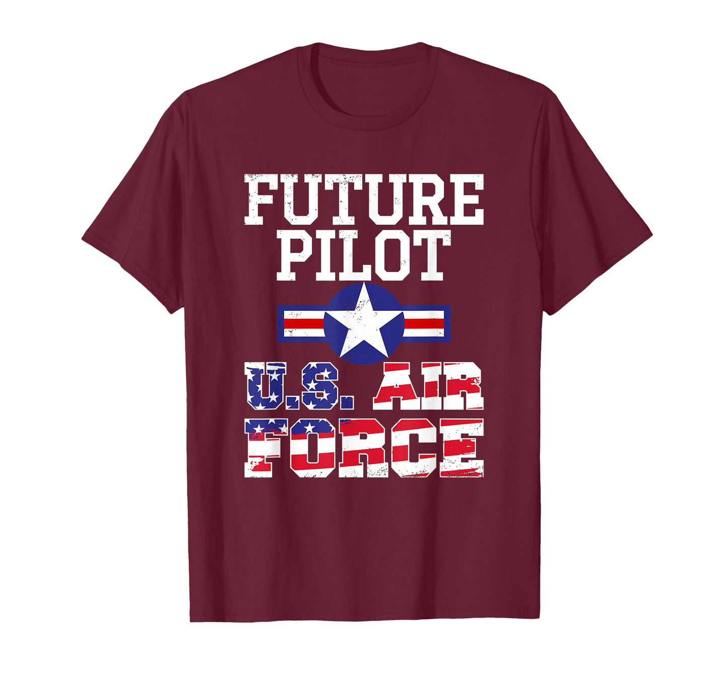 US Air Force Future Pilot Vintage silhouette T shirt T-Shirt