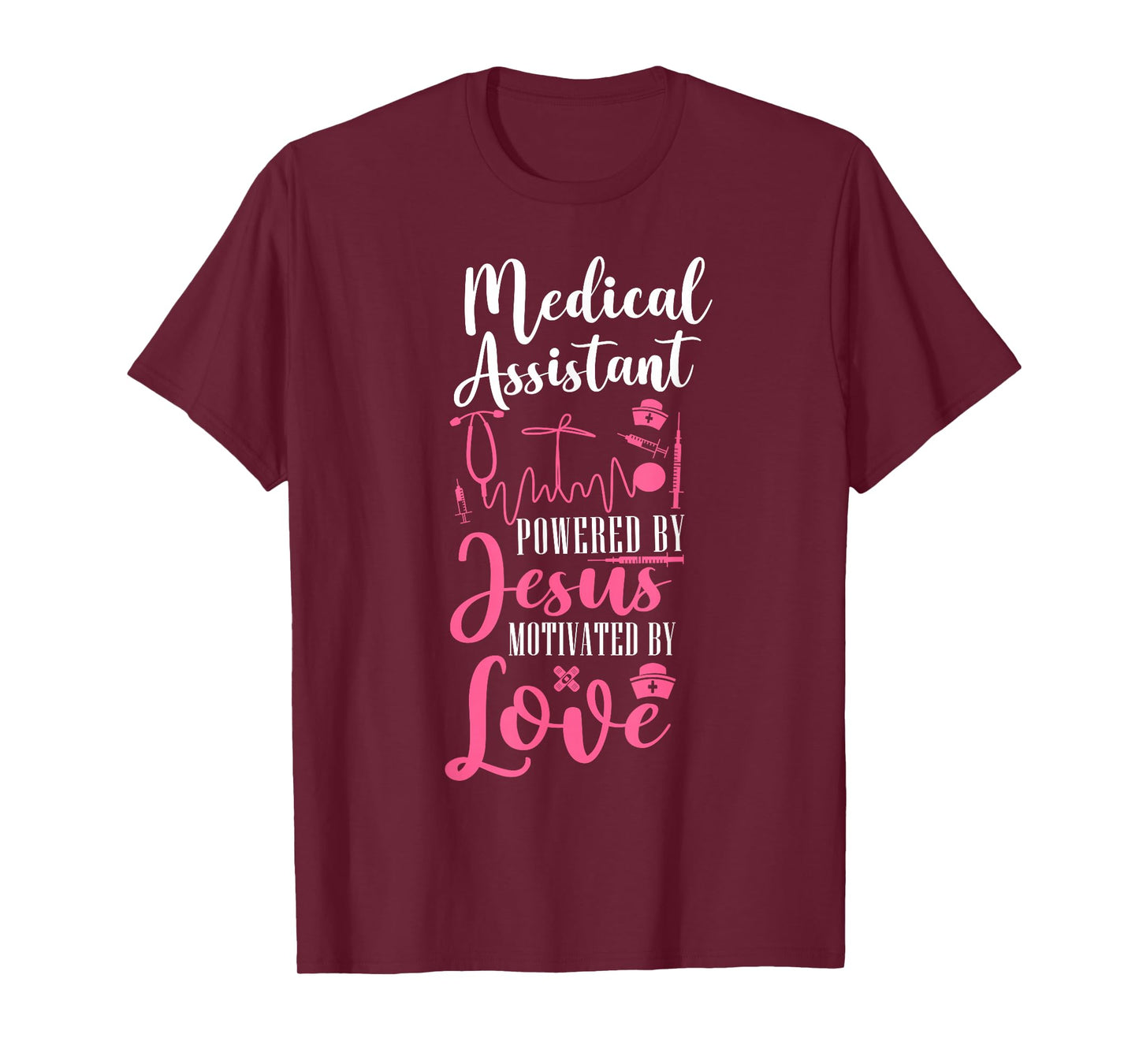Certified Medical Assistant Jesus Faith CMA T-Shirt