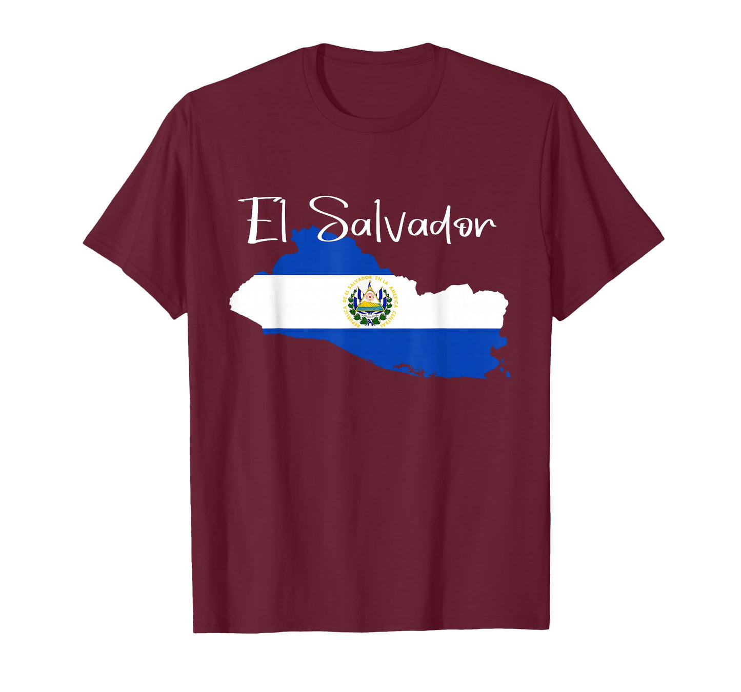 El Salvador Flag Shirt, El Salvador map, Salvador for Women T-Shirt