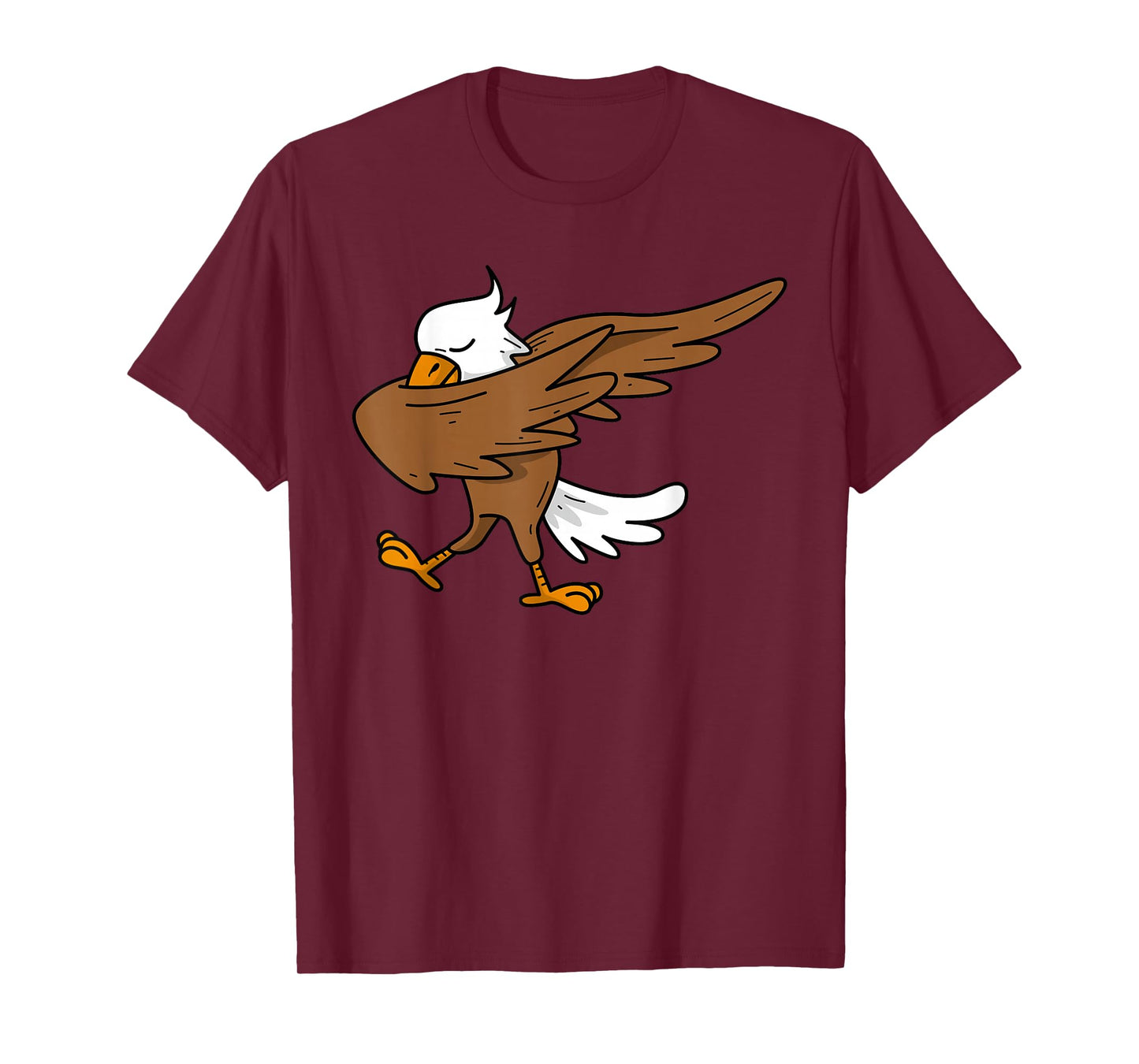 Dabbing Eagle | Large Bird America Hilarious USA Gift T-Shirt