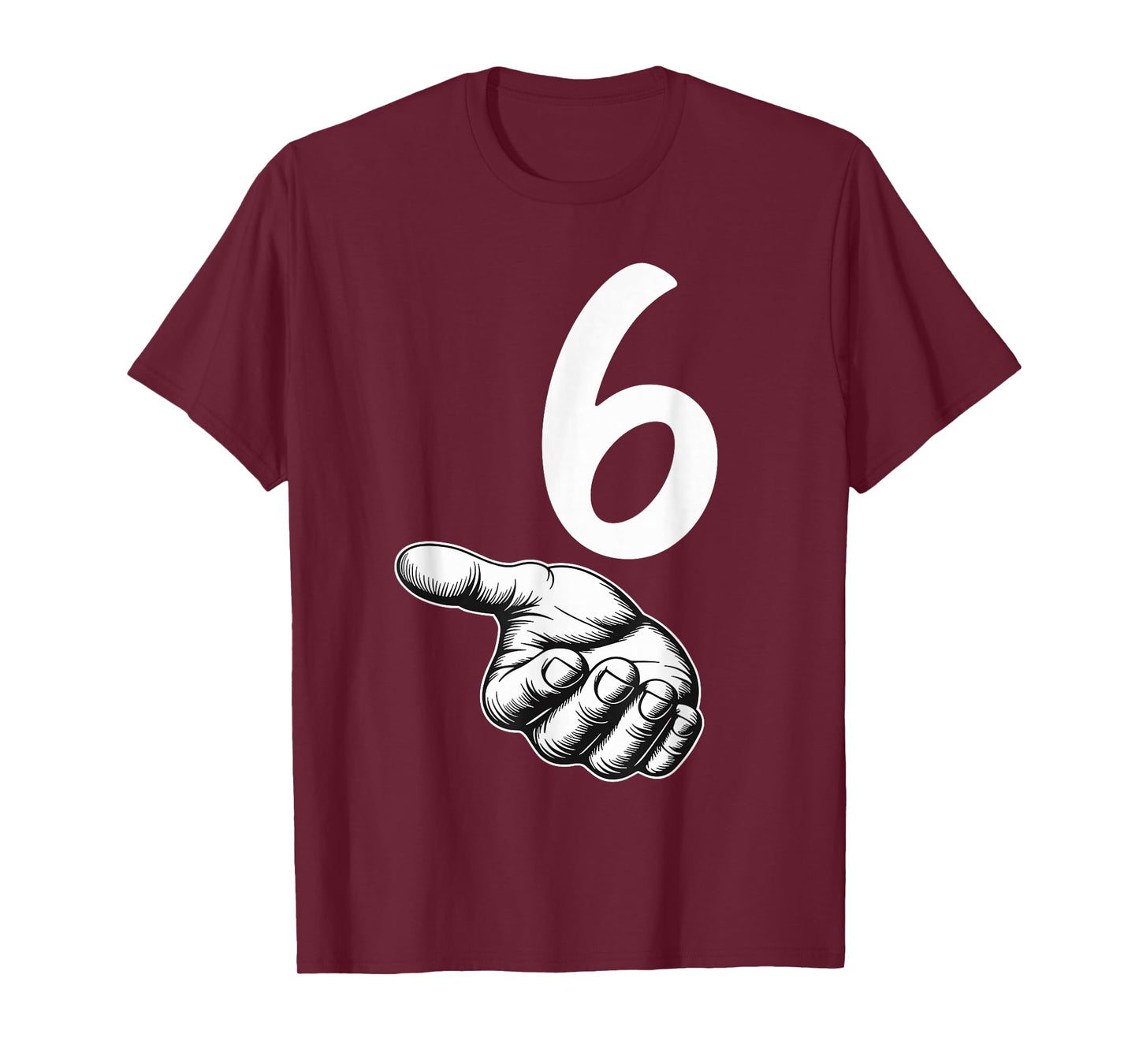 Number 6 Matching Duo 67 Meme Gen Alpha Slang Halloween T-Shirt
