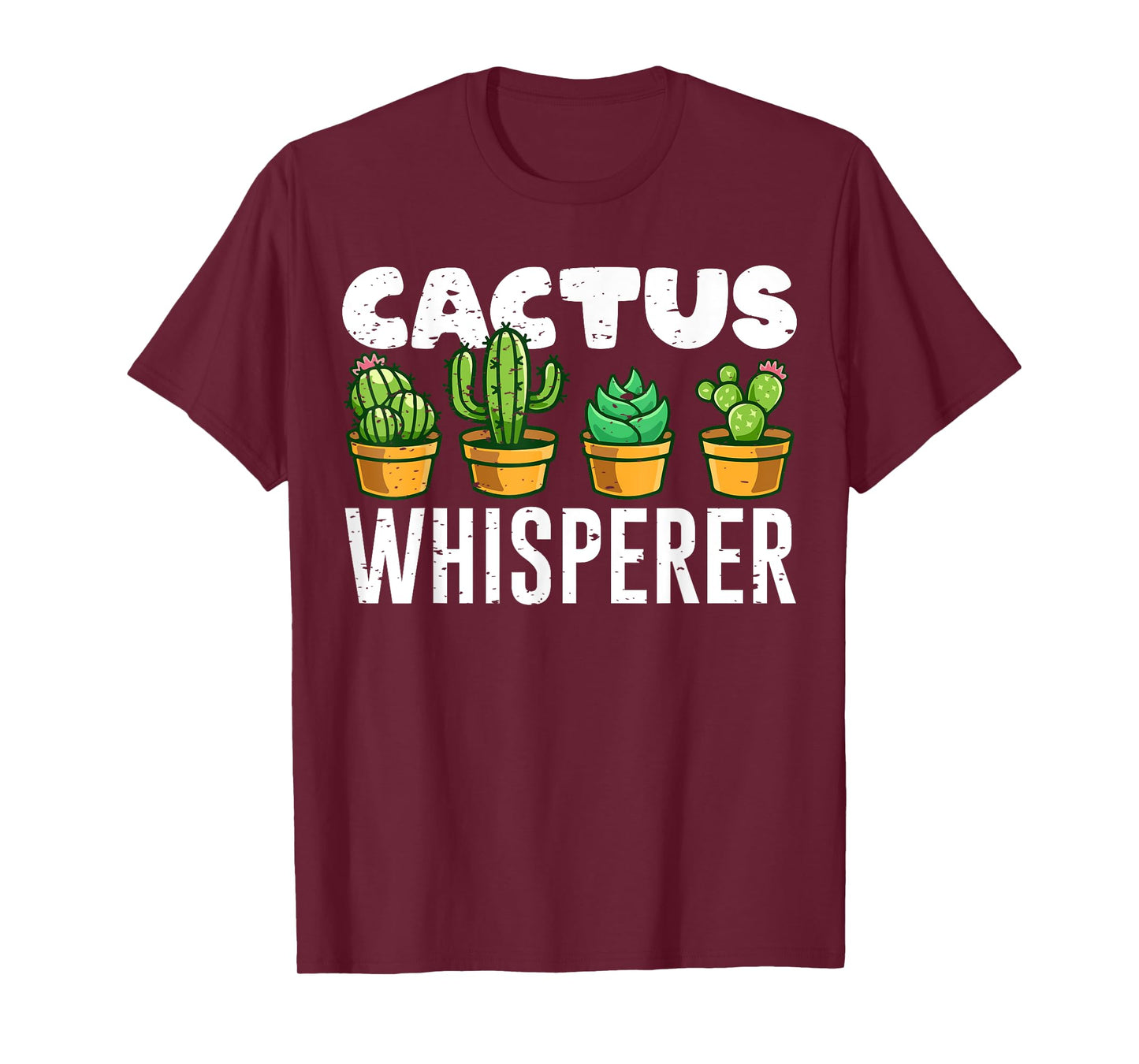 Cute Cactus Whisperer Funny Botany Succulents Lovers Outfit T-Shirt
