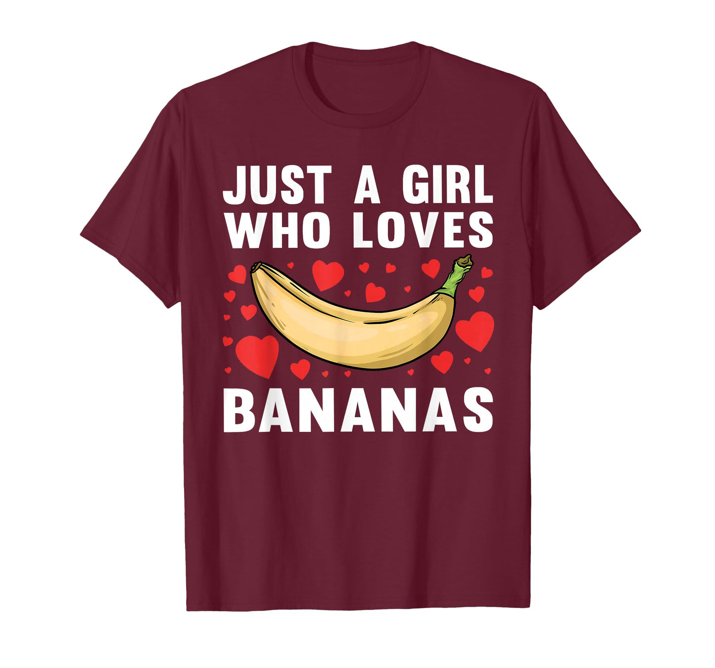 Cute Banana Design for Girls Women Kids Fruit Banana Lovers T-Shirt