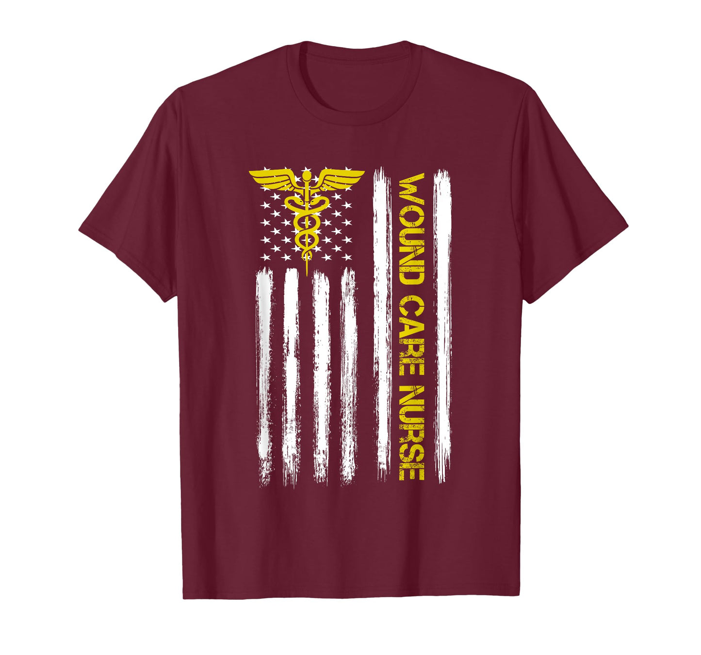 American Flag Wound Care Nurse | Nursing Department Wound T-Shirt