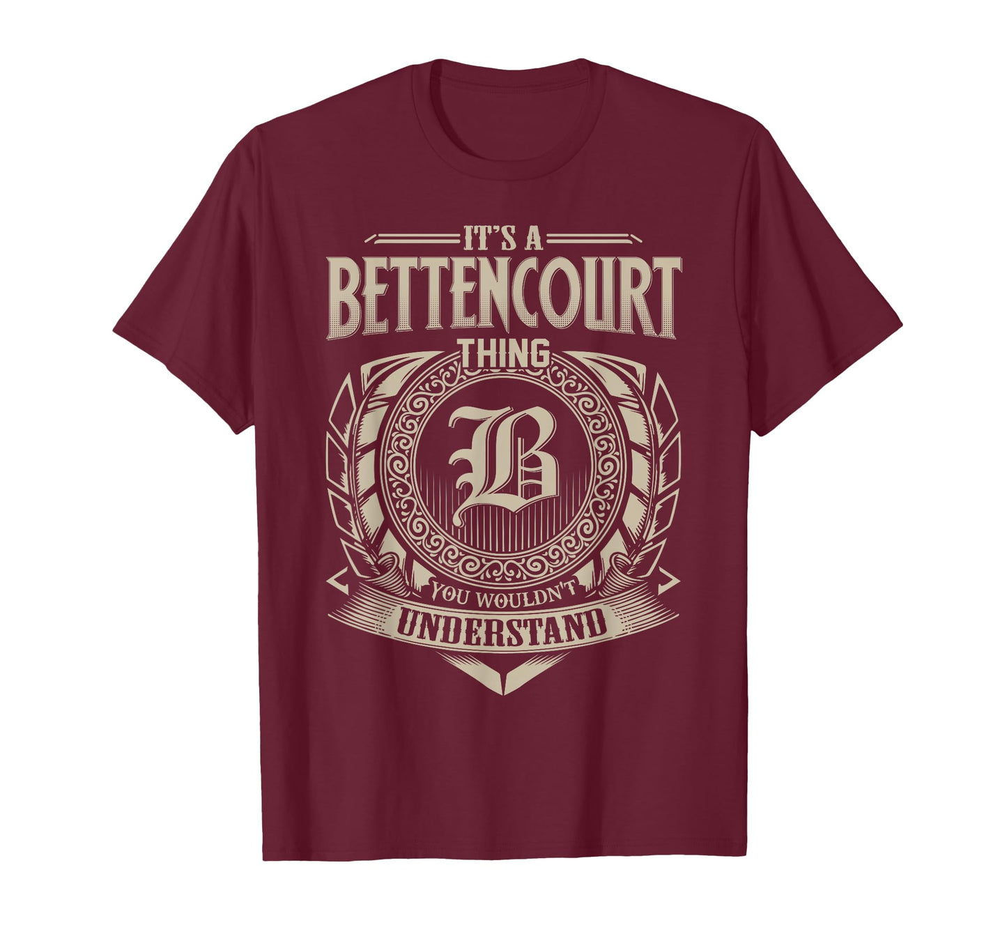 It's A BETTENCOURT Thing You Wouldnt Understand Name Vintage T-Shirt