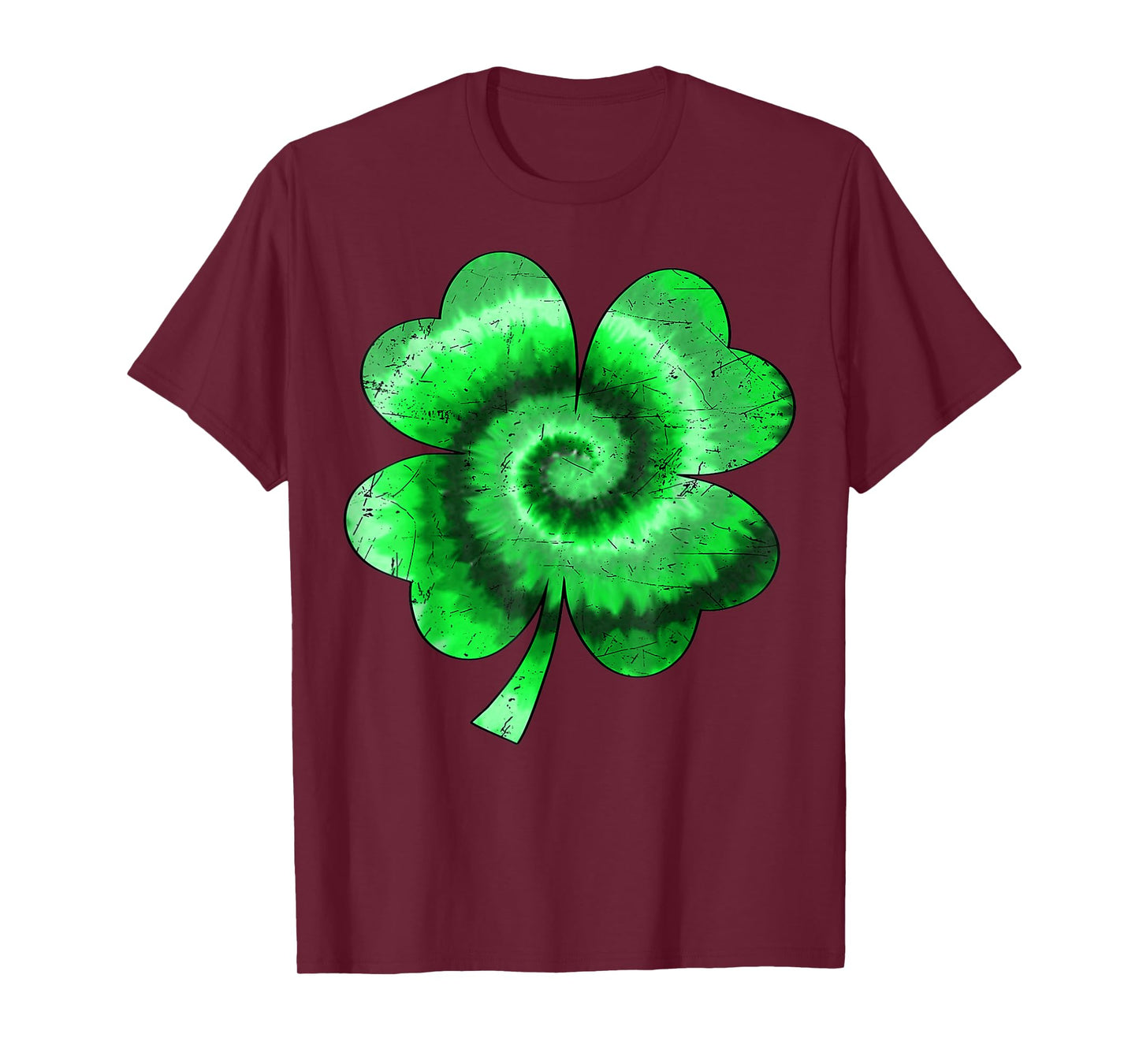 Irish Shamrock Tie Dye Happy St Patrick's Day Go Lucky Gifts T-Shirt