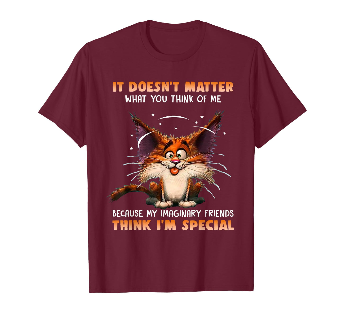 It Doesn't Matter What You Think Of Me Funny Cat Lover T-Shirt