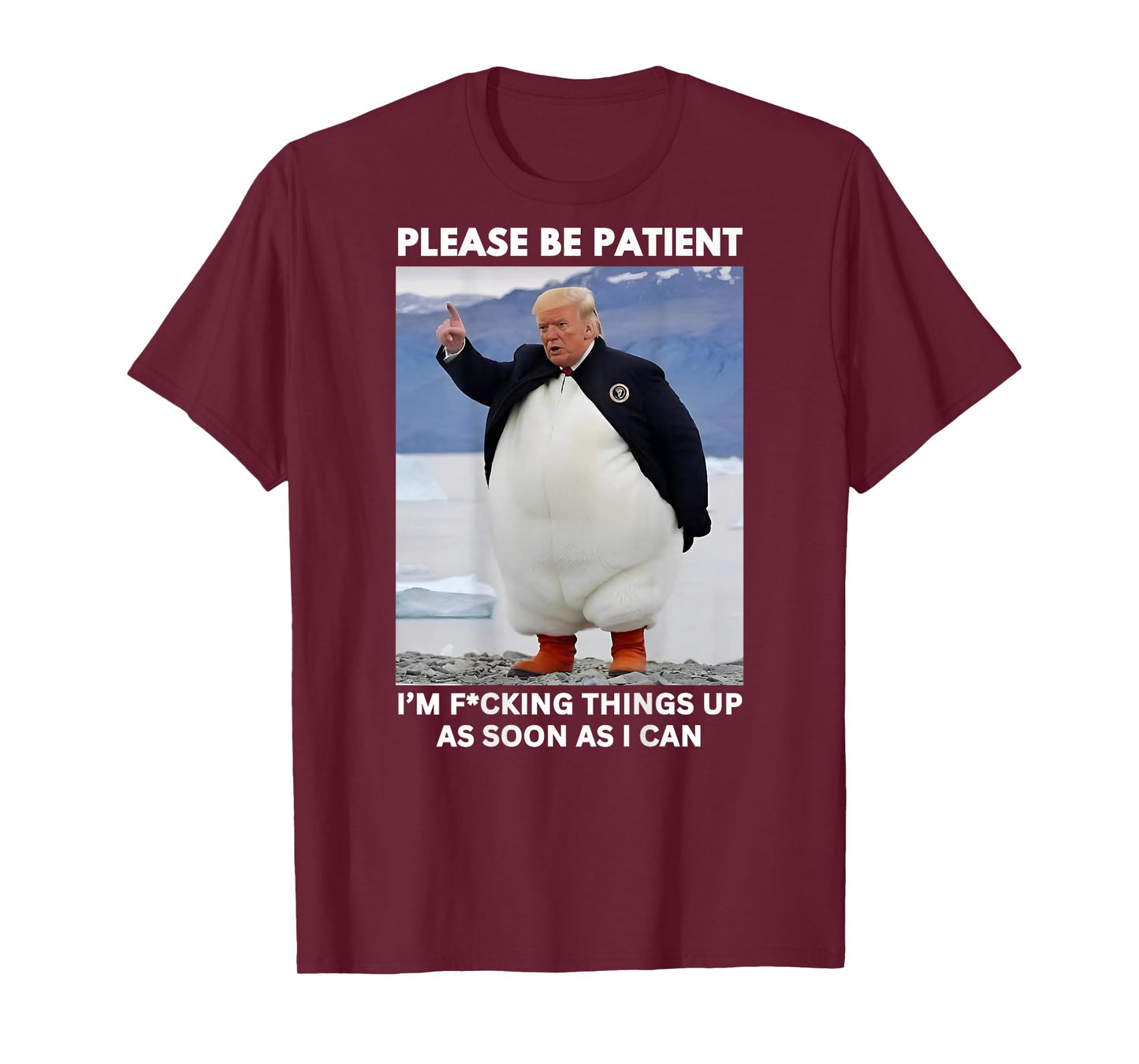 Penguins Against Tariffs Anti-Trump Protest Hands Off 2025 T-Shirt