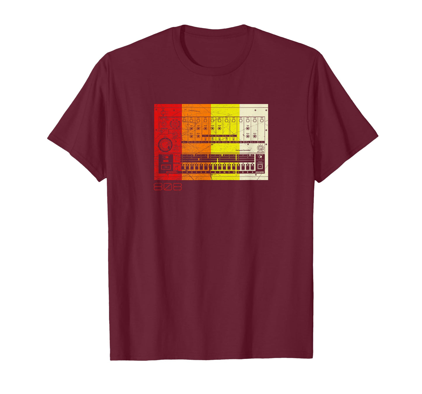 Analog Vintage Drum Machine - Retro 808 Nerd T-Shirt T-Shirt