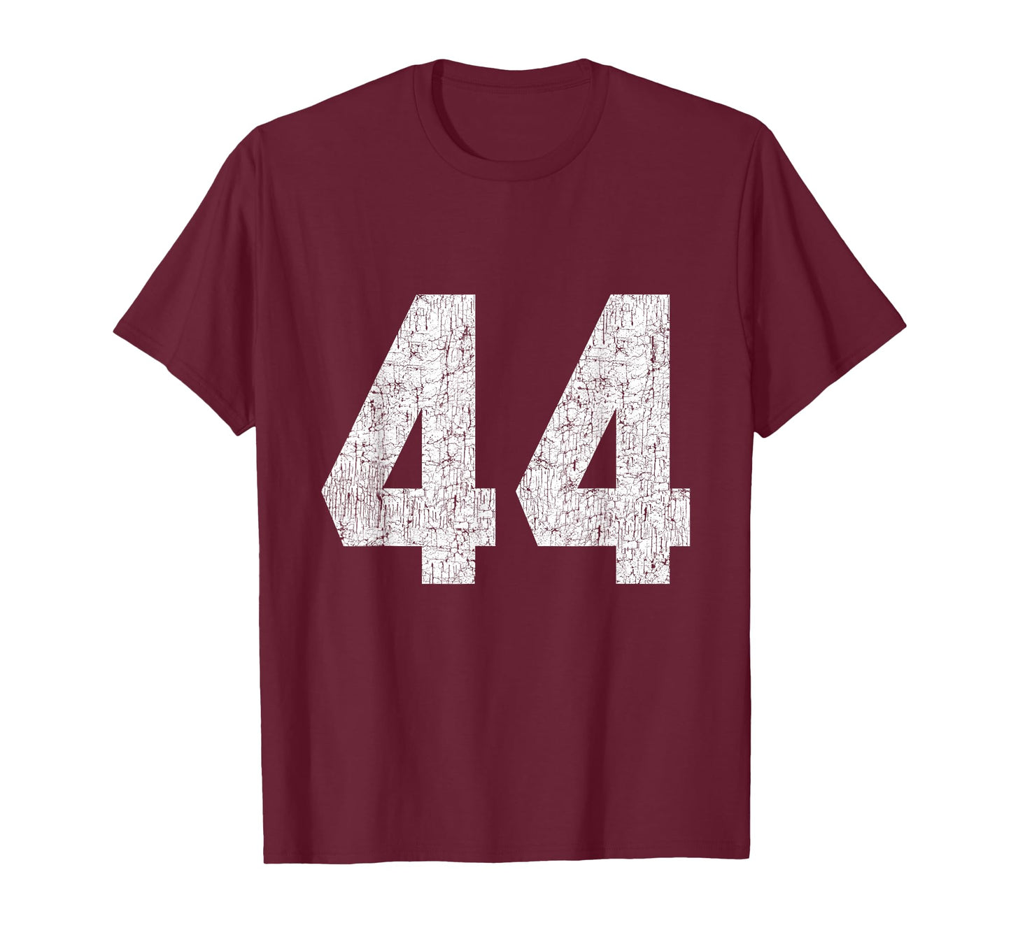 #44 Jersey Uniform Varsity Sports Number, 44th Birthday T-Shirt