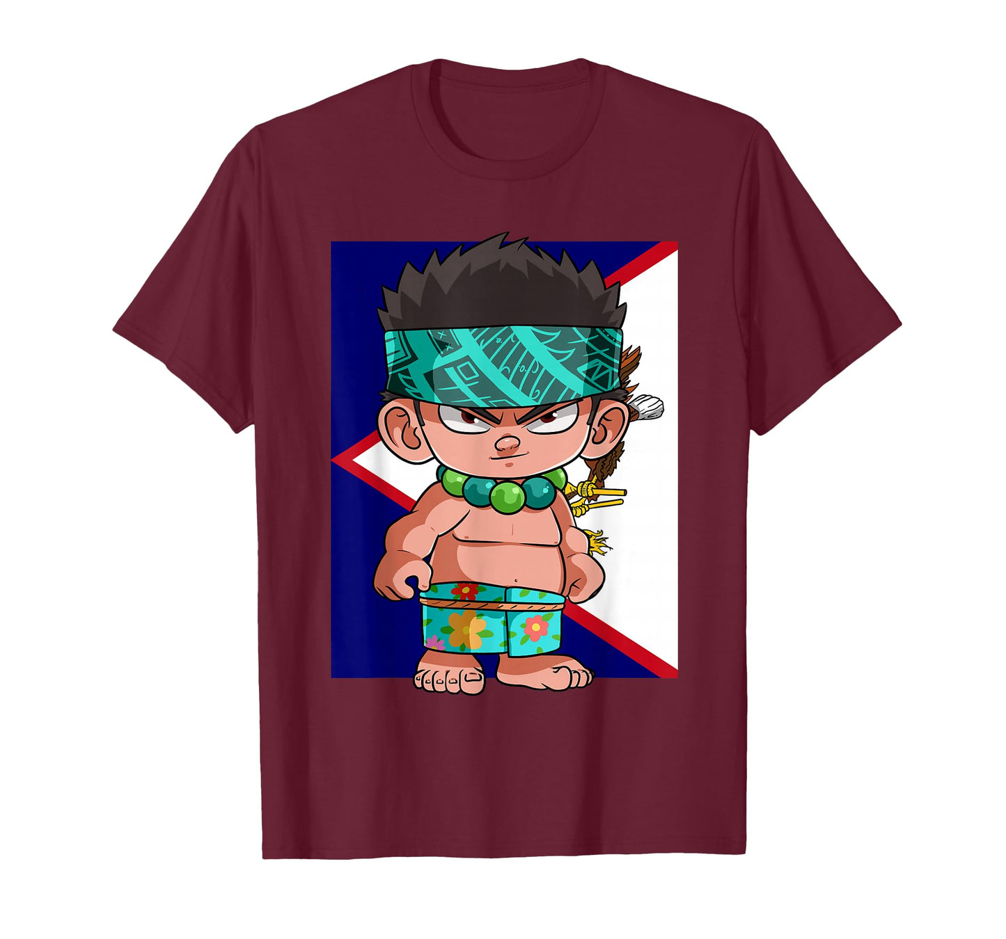 American Samoan Pride Polynesian Samoa Flag Kids AIGA T-Shirt