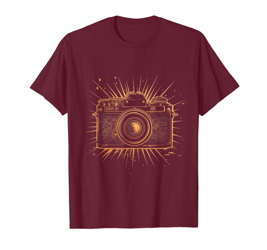 Cool Camera Graphic for Men Women T-Shirt