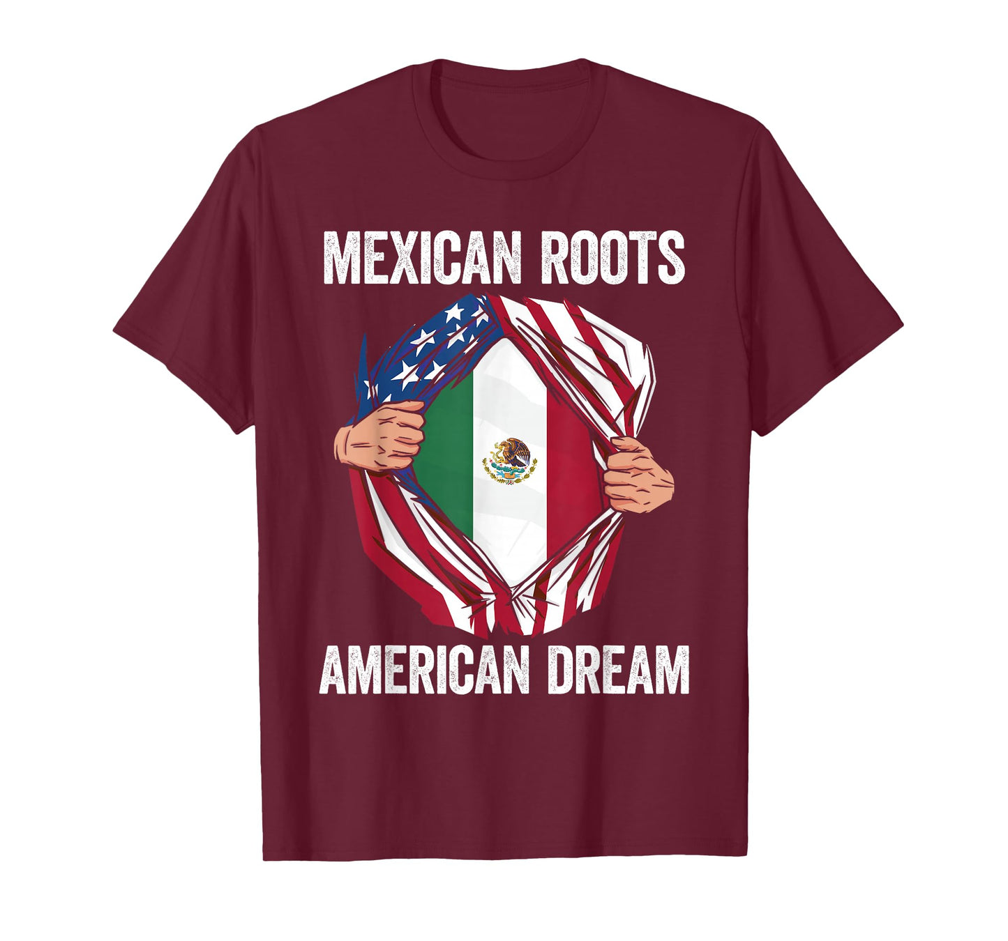 Mexican Roots American Dream Usa Us Mexico Mexican American T-Shirt