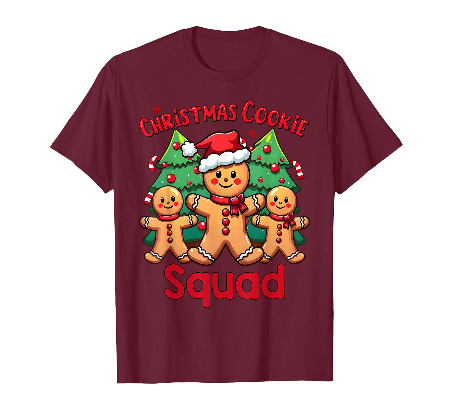 Christmas Cookie Squad Festive Gingerbread Holiday Matching T-Shirt