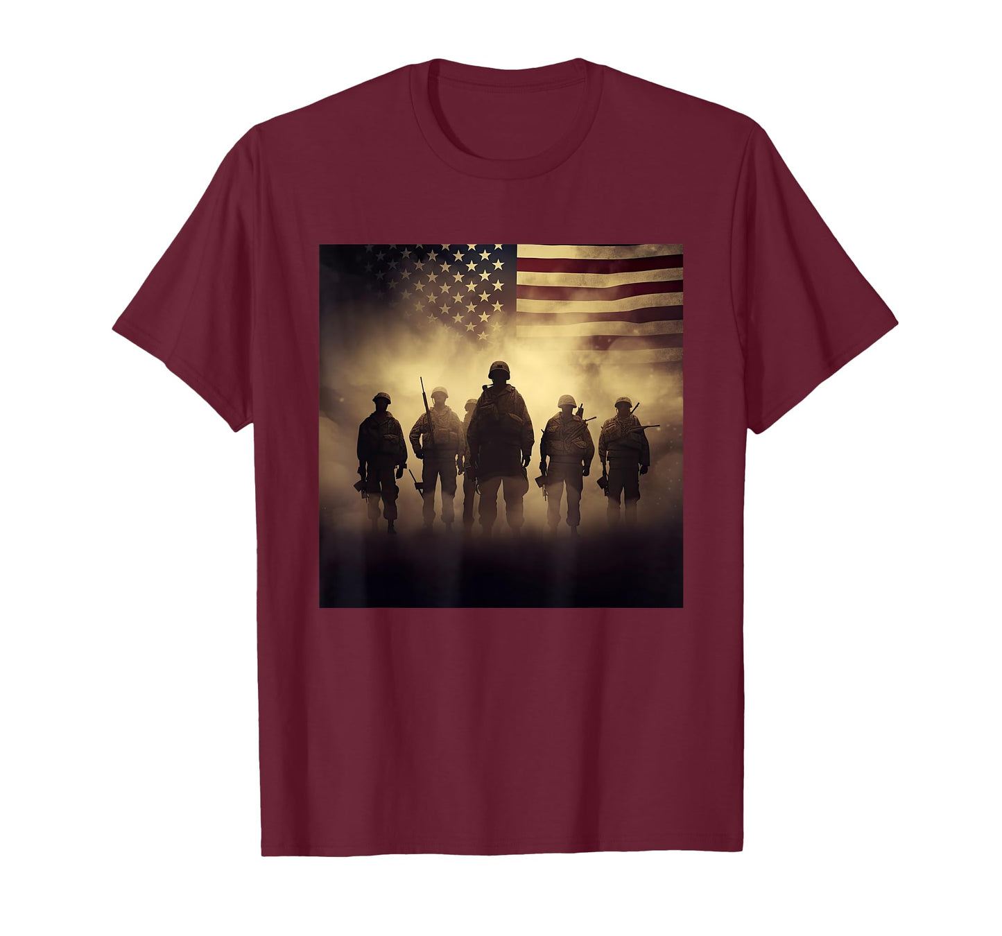 Salute to the Military and USA T-Shirt