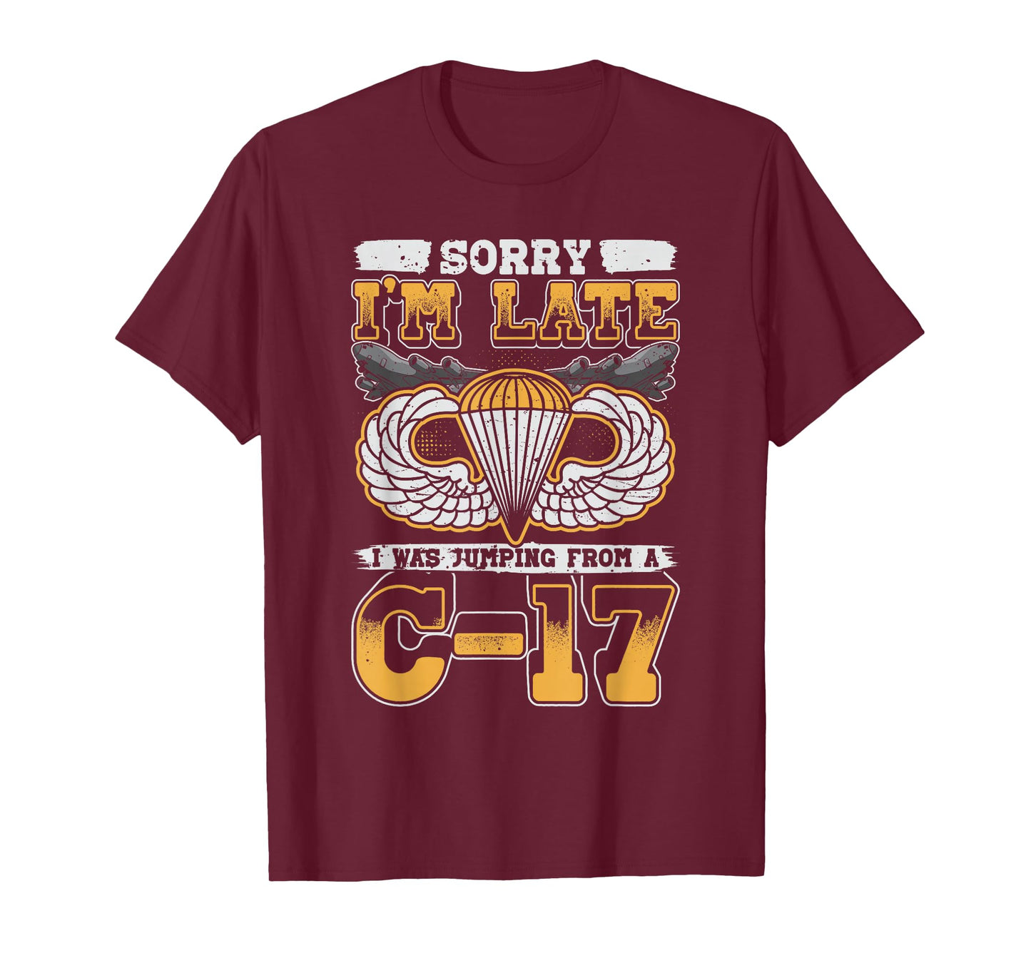 Airborne Division Paratrooper C-17 T-Shirt