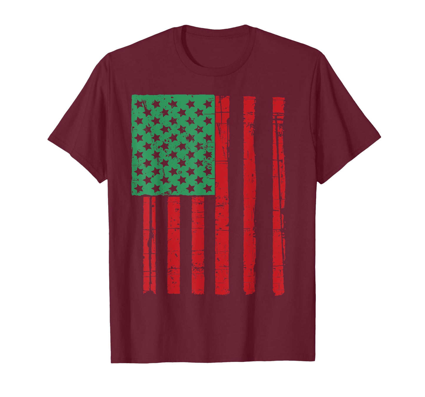 Juneteenth American Flag Women Men T-Shirt
