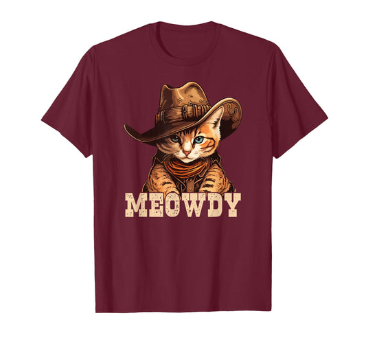 Cowboy Cat Meowdy T-Shirt