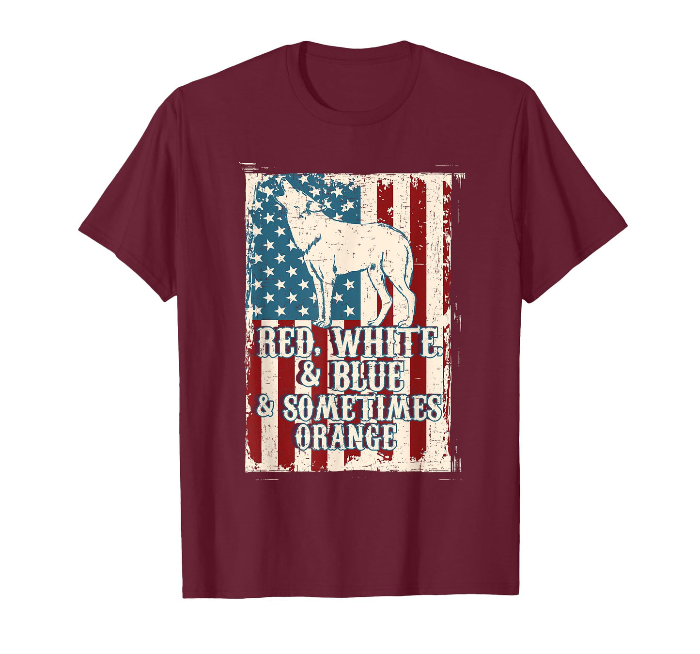 Coyote Hunting Distressed American Flag T Shirt Gift T-Shirt for Women Kids Men