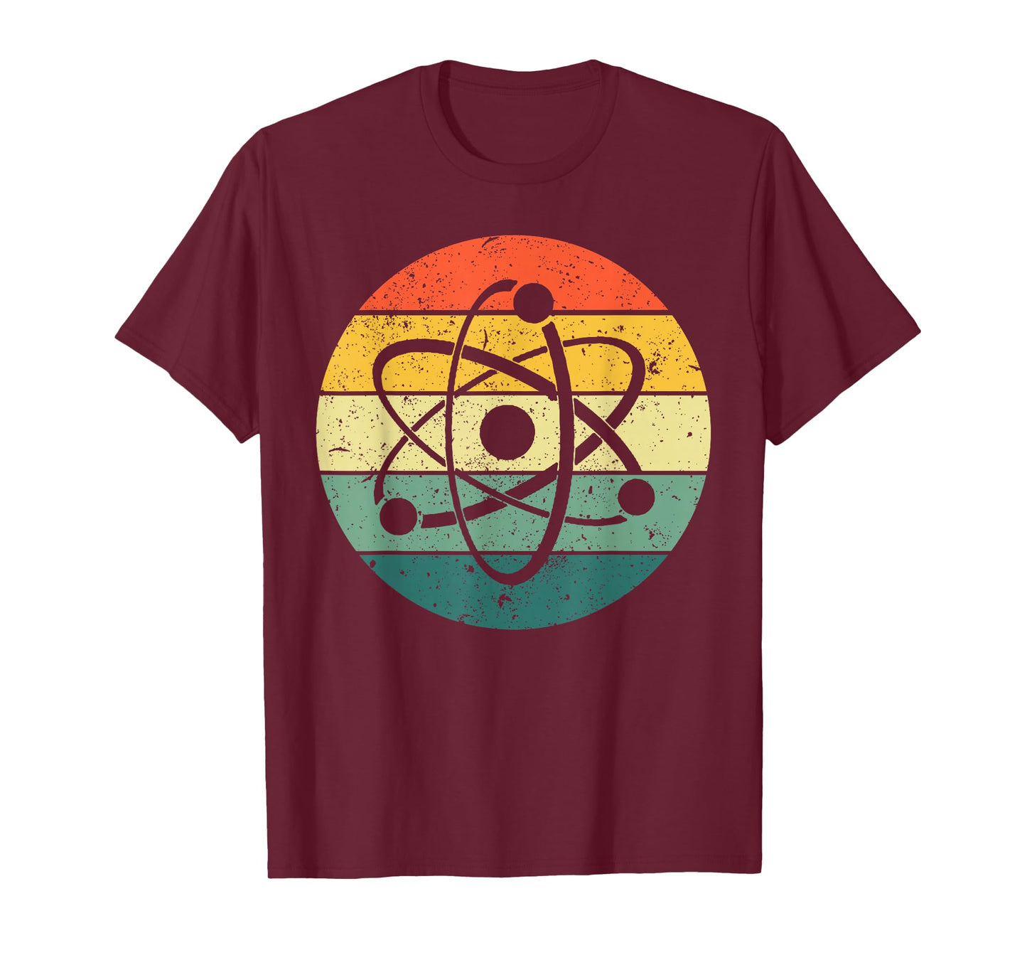 Cool Atom Art Men Women Biology Physics Chemistry Teacher T-Shirt